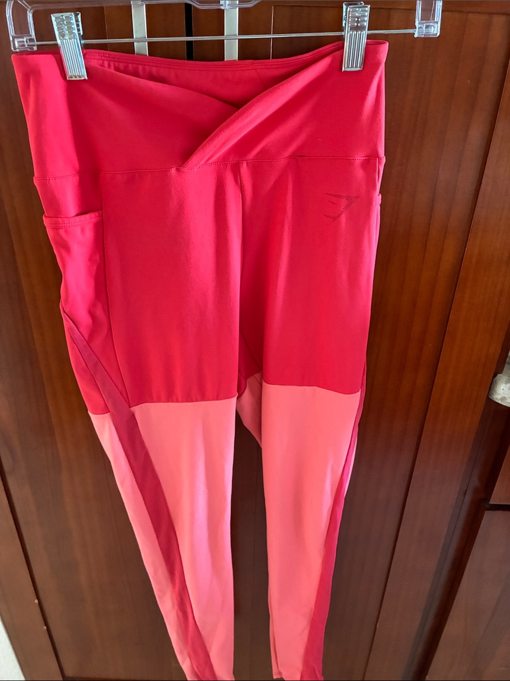 Colorblock Pink Athletic Leggings